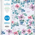 Blue Sky 2021 Weekly & Monthly Planner, Flexible Cover, Twin-Wire Binding, 8.5" x 11", Laila (125889)